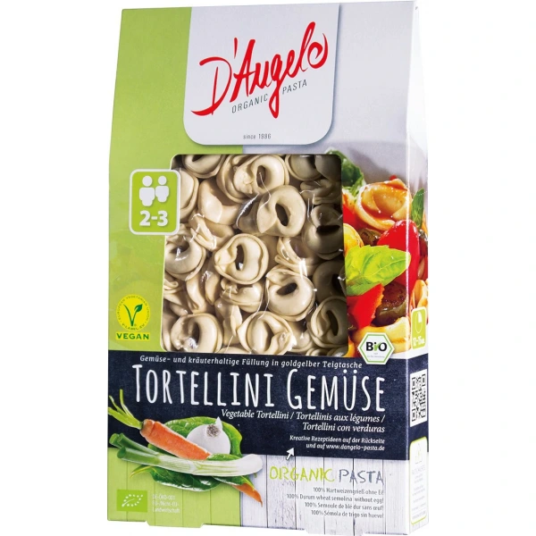 D`angelo tortellini z warzywami bio 250 g